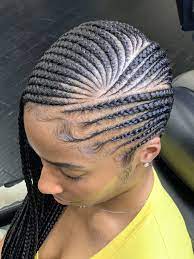 Braided To The Side New Braided Hairstyles Natural Hair Salons Cornrow Hairstyles