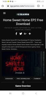 Windows 7, 8, 10 memory: Home Sweet Home 2 Download Game