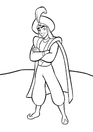 Princess jasmine is a fictional character who appears in walt disney pictures' 31st animated feature film aladdin. Online Coloring Pages Coloring Page Aladdin Cartoon Character Download Print Coloring Page