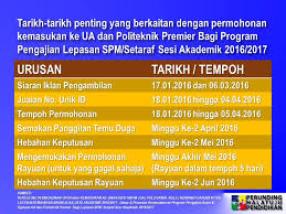 Permohonan bagi pelajar lepasan sekolah menengah termasuklah sijil pelajaran malaysia, sijil tinggi pelajaran malaysia, dan sijil tinggi agama malaysia permohonan upu yang dikendalikan oleh bahagian pengurusan kemasukan pelajar boleh dikategorikan kepada tiga lepasan iaitu Gambar Info Permohonan Kemasukan Upu Lepasan Spm Setaraf Saifunnajjah