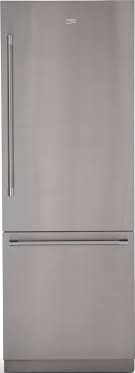 A bottom freezer refrigerator is often defined by its door design and depth. Beko 16 4 Cu Ft Stainless Steel Built In Bottom Freezer Refrigerator Bbbf3019imwess Asien S Appliance