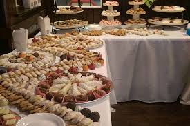 These Pittsburgh Couples Certainly Know How To Bring The Cookie Table Tradition To Life Cookie Table Cookie Table Wedding Pittsburgh Wedding Cookie Table