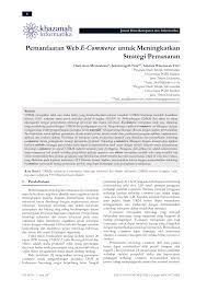 Kotler, philip dan armstrong, garry. Pdf Pemanfaatan Web E Commerce Untuk Meningkatkan Strategi Pemasaran