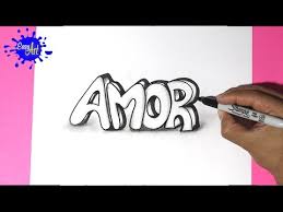 For more information and source,. Como Dibujar La Palabra Amor Con Volumen Para San Valentin Paso A Paso Muy Facil 2021 Dibuja Facil
