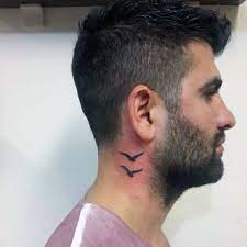 Two Birds Tattoo Idea Tattoos For Guys Small Tattoos For Guys Small Neck Tattoos