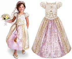 Disney Store Princess Rapunzel Wedding Gown Costume Dress For Girls Size Medium 7 8 Rapunzel Wedding Rapunzel Wedding Dress Princess Dress