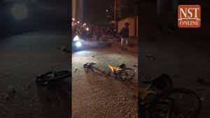 She was looking the other way. Jb Accident Horror Teen Cyclists Were Part Of Joyride Group Video