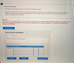 Solved Required Information The Following Information Ap Chegg Com