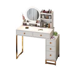 Costway vanity dressing table set w/ 10 dimmable bulbs touch switch cushion stool white\black\brown. Simple Modern Mdf Multifunctional Vanity Dressing Table With Led Light Bedroom Wooden Makeup Table Design Mirror Dresser Buy Dresser With Mirror Dressing Table With Led Light Mirror With Light Product On Alibaba Com