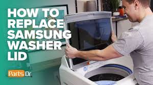 The error reset occurs, but after a while, the samsung unit lights up the dc indicator. How To Replace Samsung Washing Machine Lid Assembly Part Dc97 16959a Youtube