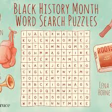Here's what to do, read, and see to immerse yourself in the rich history of black culture and meet the figures who changed (and are changing) the world. Black History Month Word Search Puzzles For Kids