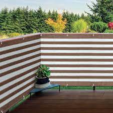 Might as well get a few to make sure all your outdoor areas are. Outdoor Privacy Screen Balcony Deck Or Patio Fence Privacy Screen Brown White Walmart Com Walmart Com