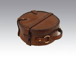 Small Leather Hat Box By Laura Bloch Usa