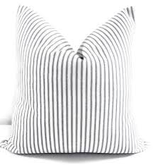 Black And White Striped Sofa Cover Farmhouse Pillow Cover Classic Stripe Pillow Cover Navy Blue White Sofa Pillow Cover Sham Cover Cushion Covers Pillow Case Cotton Blue And White Pillows Stripe Pillow Black Pillow Covers
