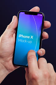 Isolated Iphone X Mock Up Iphone Iphone Mockup Real Phone