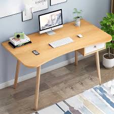 Almeda Cheatham Solid Wood Desk In 2020 Solid Wood Desk Wood Desk Simple Computer Desk