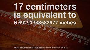 In this case consider how many eggs the original recipe calls for: 17 Cm To In How Long Is 17 Centimeters In Inches Convert