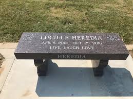 Granite Memorial Benches Modern Monument Works