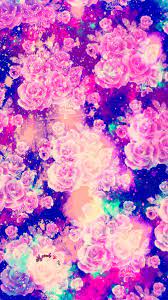 Floral Grunge Galaxy Wallpaper Androidwallpaper Iphonewallpaper Wallpaper Galaxy Sparkle Glitter Iphone Wallpaper Girly Flower Wallpaper Iphone Wallpaper