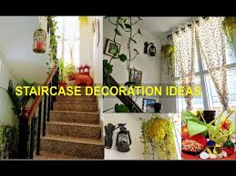 Decorating stairs has become the image we ascertained on the internet from reliable creativeness. How To Decorate Staircase Staircase Decoration Ideas With Plants Youtube