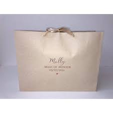 Personalised Cream Bridesmaid Gift Bag Personalised Wedding Etsy Bridesmaid Gift Bags Bridesmaid Gifts Cream Bridesmaids