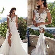Shop uk.millybridal.org for top cheap beach wedding dresses for your destination summer wedding. Pin On Beach Wedding Dress Lace Sleeves Simple