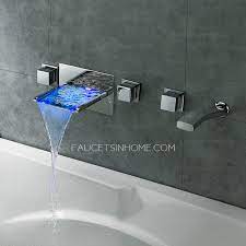 Check spelling or type a new query. High End Waterfall Wall Mount Bathtub Faucet With Hand Shower