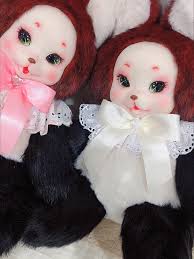 Let's make vintage style fox plushies! 🦊🎀 #plushies #ooakdoll #rushton  #retrotoys #clayface #sculpting #polymerclay