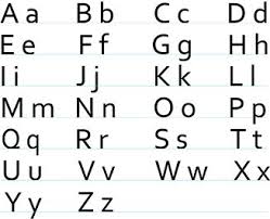 The wall posters show how the upper and lowercase letters are . Printable Letters Printable Alphabet Letters Free Printable Letter Templates Alphabet Chart Printable