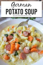 German Potato Soup Recipe Kartoffelsuppe Recipes From Europe Recipe Potato Soup Recipe Soup Recipes Recipes