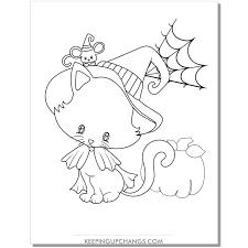 Cats are cute, but they're also little wrecking crews in a home or yard thanks to their natural tendencies to scratch and mark territories. 65 Free Halloween Coloring Pages For Kids Most Popular Printables