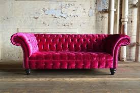 Sit more ecksofa labene wahlweise mit bettfunktion und bettkasten. Chesterfield Luxus 3 Sitzer Sofa Top Qualitat Stoff Textil Samt Rosa Pink Intensiv Polster Couch Bei Jv Mobel