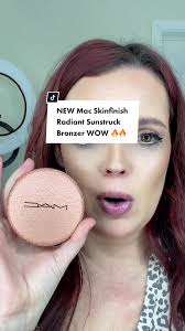 **NEW Mac Skinfinish Radiant Sunstruck Brozner in Light Rosy is 🔥  #macskinfinishsunstruckradiantbronzer #macbronzer #maccosmeticscanada