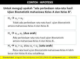 Perbedaan kunci antara anova satu arah dan dua arah. Hipotesis Uji Hipotesis Ppt Download