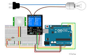 // triggers detectmotion function on rising mode to turn the relay on, if the condition is met. Night Security Light With Arduino Random Nerd Tutorials
