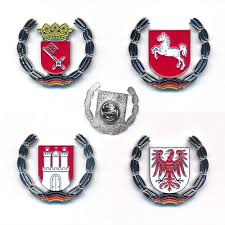 Testen sie ihr wissen über wappen! Hegibaer Sammlung Bundeslander Wappen Deutschland Flaggen Metall Button Pin Anstecker