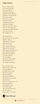 Father And Son Poem By Edgar Albert Guest