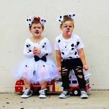 Inspiration Accessories Diy Dalmatian Toddler Halloween Costume Idea Diy Toddler Costumes Toddler Halloween Costumes Sibling Halloween Costumes