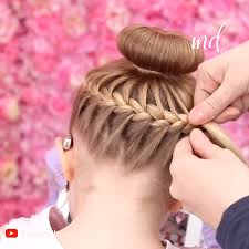 halo bun this halo bun couldn t get any prettier rahat sac modelleri kiz bebek sac modelleri orgu sac modelleri