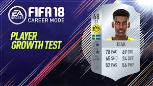 Isak magnusson is a right wingback from sweden playing for kalmar ff in the sweden allsvenskan (1). Fifa 18 Alexander Isak Growth Test Gameplay