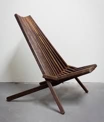 Vintage Danish Modern Teak Slatted Folding Chair Cadeiras Ao Ar Livre Cadeiras Dobraveis De Madeira Decoracao Sala Azul