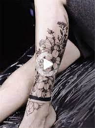 Pin On Ankle Tattoo Leg Tattoos Women Anklet Tattoos Feminine Tattoos