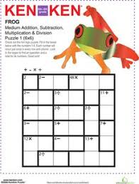 In a kakuro puzzle, the rows of numbers must add up to the solution provided. 29 Ken Ken Puzzles Ideas Reasoning Skills Education Com Math