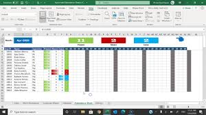 Free employee attendance tracker 2020. Automated Attendance Sheet In Excel Youtube