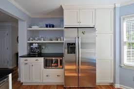 As just stated, another microwave oven placement is under the counter. Seven Places To Put Your Microwave That Aren T On The Counter Seriously Happy Homes