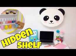I'm a serious crafty person but for a long time, my craft room was disorganized and cluttered to the point of wanting to. Hidden Shelf Kawaii Crafts Easy Diy Room Decor Ideas Easy Diy Room Decor Kawaii Crafts Diy Room Decor