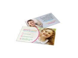This is a two sided printed business card with customized text. Babysitting Business Card Template Mycreativeshop