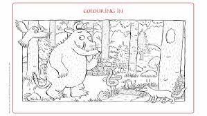 The gruffalo is the story of a little mouse with a big imagination. Colouring Pages For Kids Inspired By Their Favourite Books Pan Macmillan
