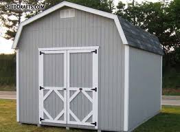 How to build a shed using prebuilt gambrel trusses for your shed roof. 8 12 Gambrel Barn Storage Shed Plans Blueprints To Set Up A Spacious Shed