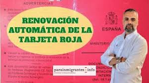 Esta es muy similar a la que te entregan por permiso de residencia y trabajo. Renovacion Automatica De La Tarjeta Roja Youtube